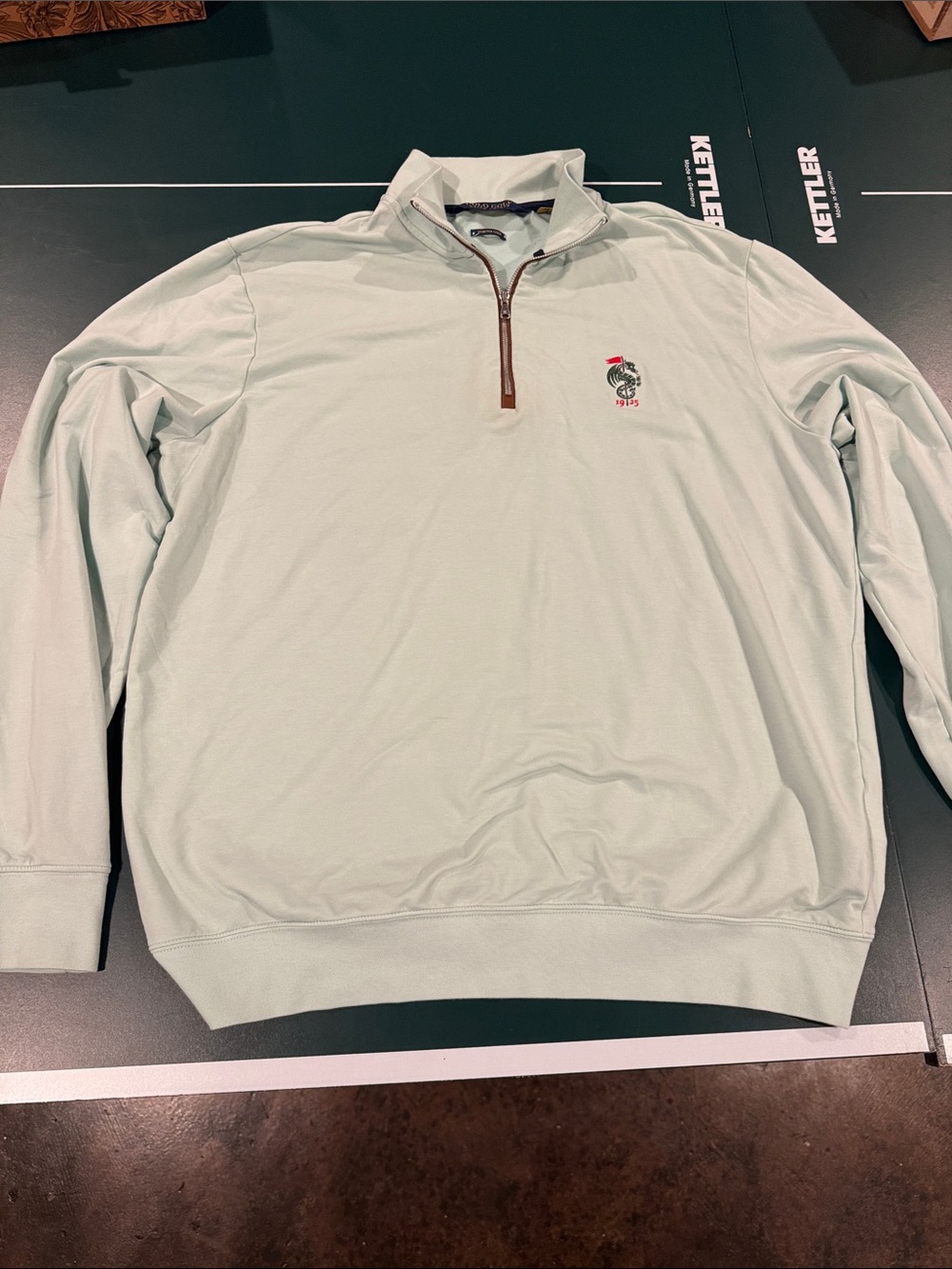 Polo Golf Ralph Lauren MPCC Monterey Peninsula Quarter Zip Golf Pullover Size L